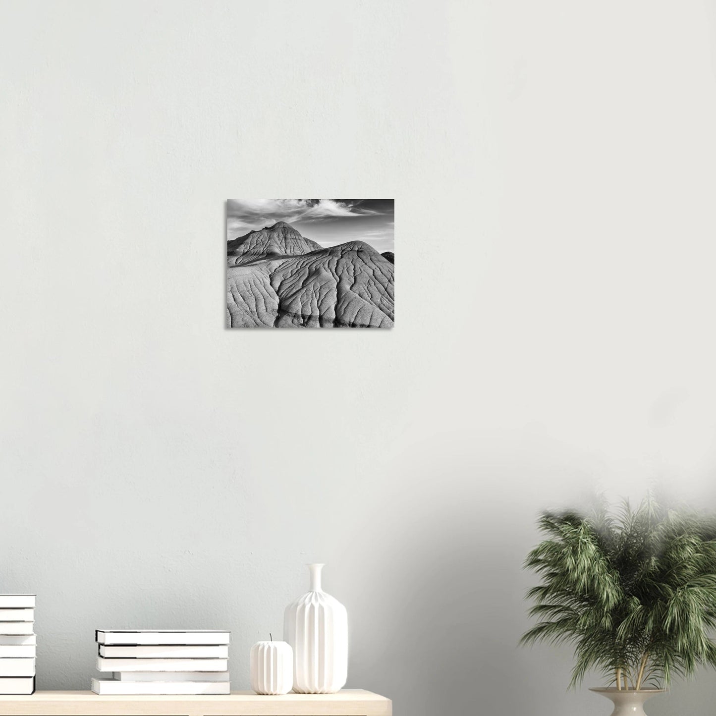 B&W Dinosaur Provincial Park Poster – Premium Matte Art Print - Dave Pattinson Photography Online Shop