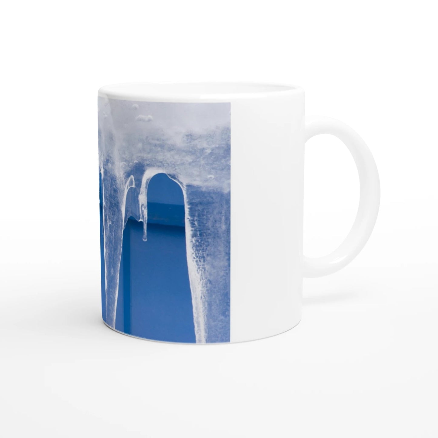 Icicle Design Ceramic Mug – Glossy 11oz Hot Beverage Cup - Dave Pattinson Photography Online Shop