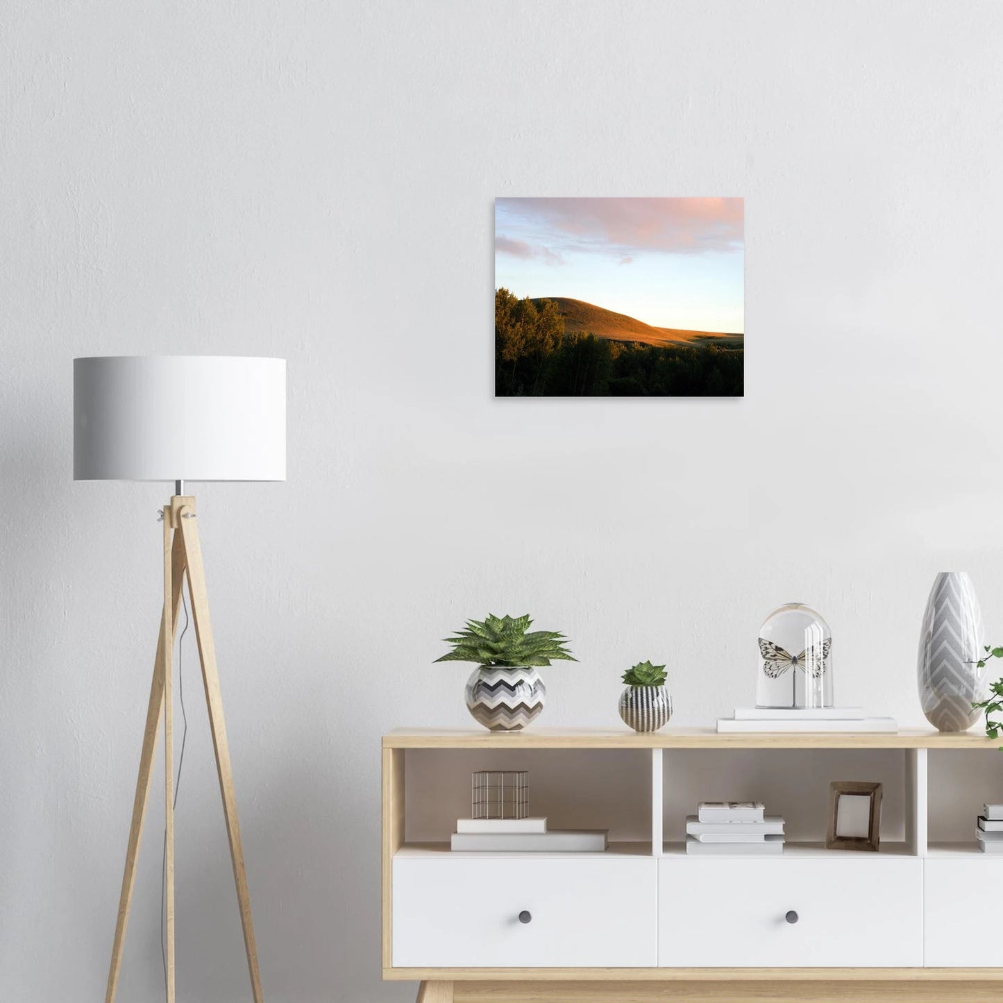 Sunset Cluny Alberta Poster - Premium Matte Art Print - Dave Pattinson Photography Online Shop