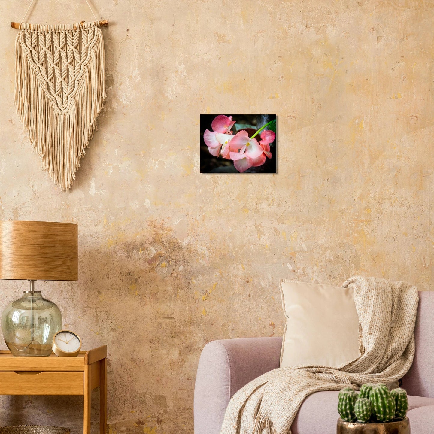 Begonias poster inspired by Devonian Gardens Calgary Alberta floral display