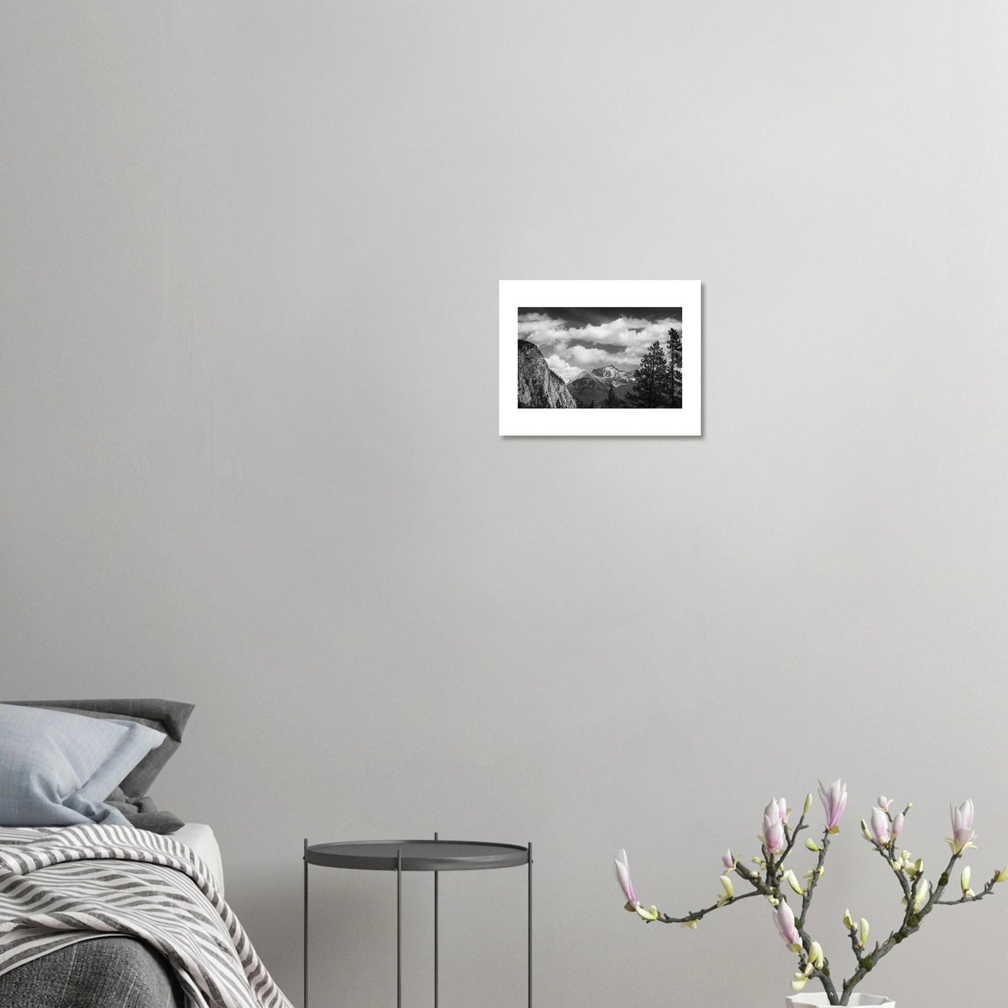 Black and White Mountains Poster - Stunning Design from Banff, Alberta - Dave Pattinson Photography Online Shop