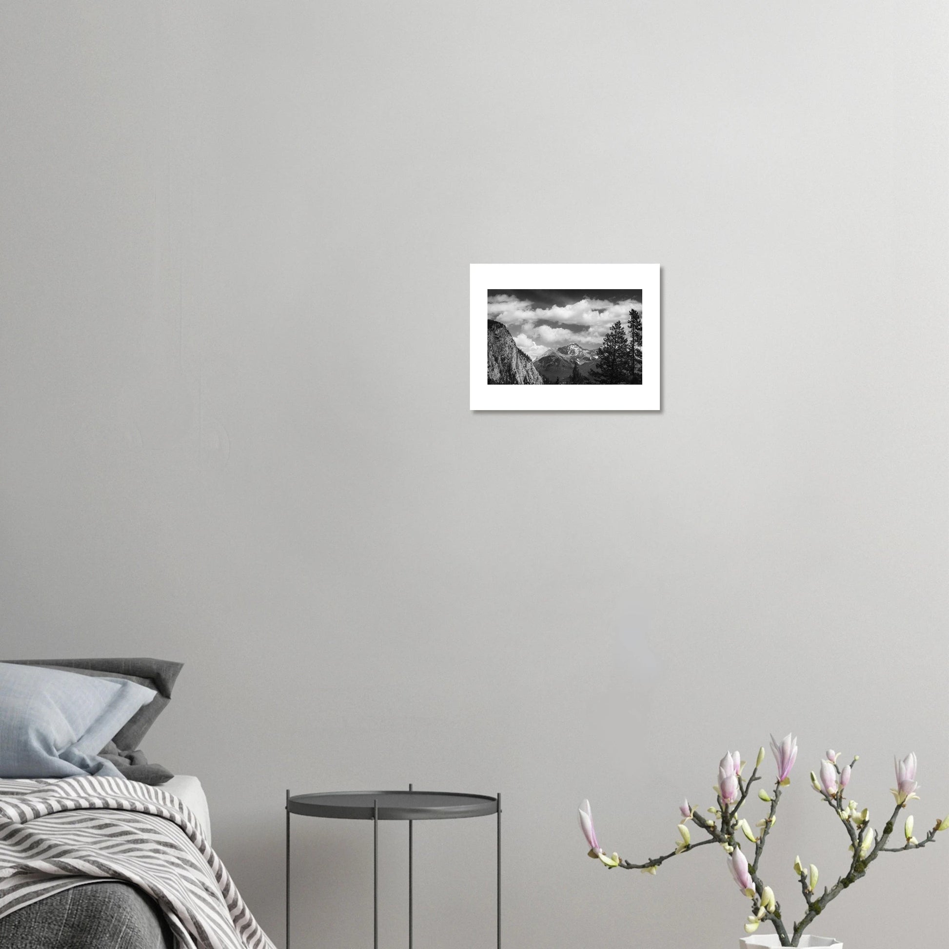 Black and White Mountains Poster - Stunning Design from Banff, Alberta - Dave Pattinson Photography Online Shop