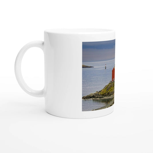 Fisgard Lighthouse Mug - 11oz Glossy Ceramic Design from Victoria BC - Dave Pattinson Photography Online Shop