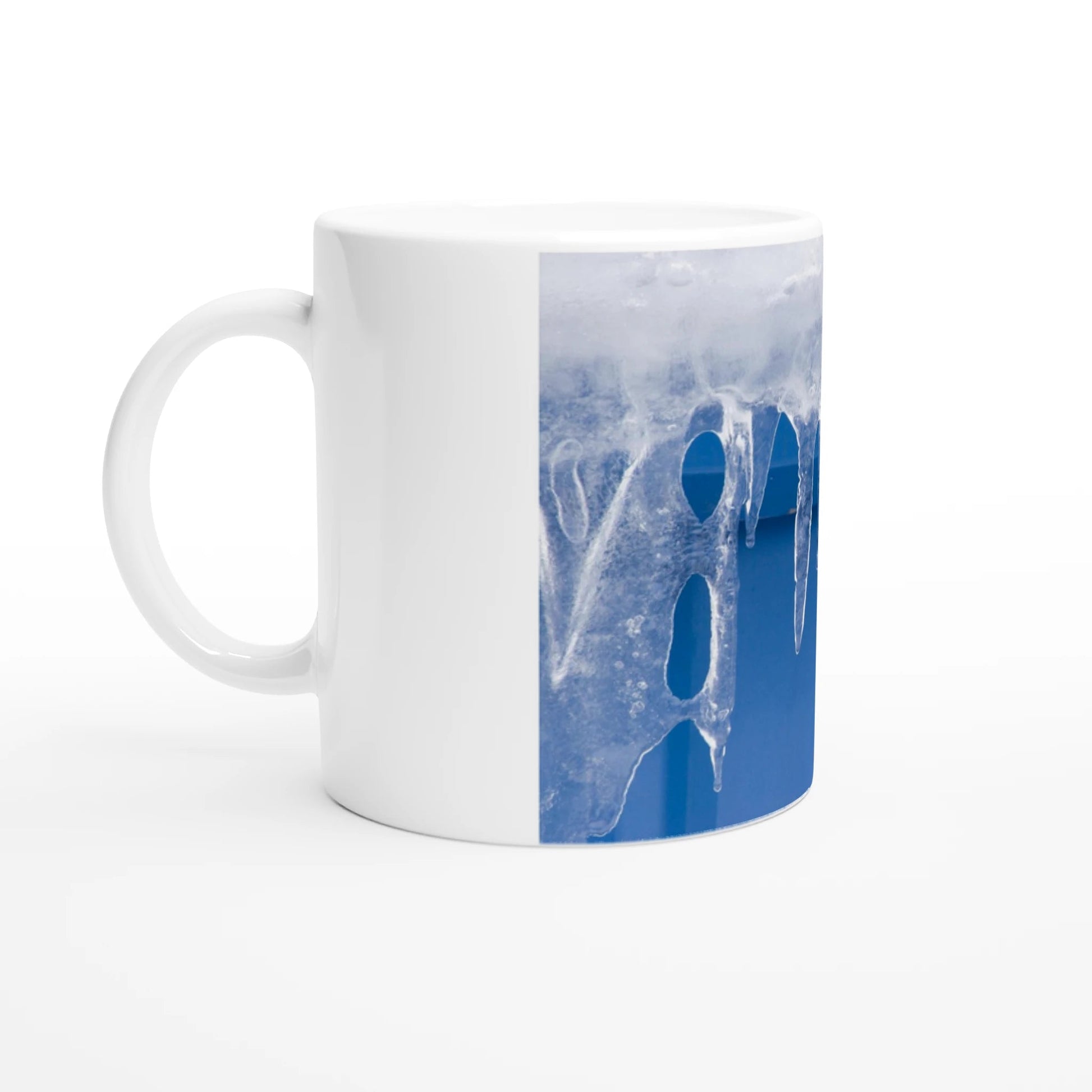 Icicle Design Ceramic Mug – Glossy 11oz Hot Beverage Cup - Dave Pattinson Photography Online Shop