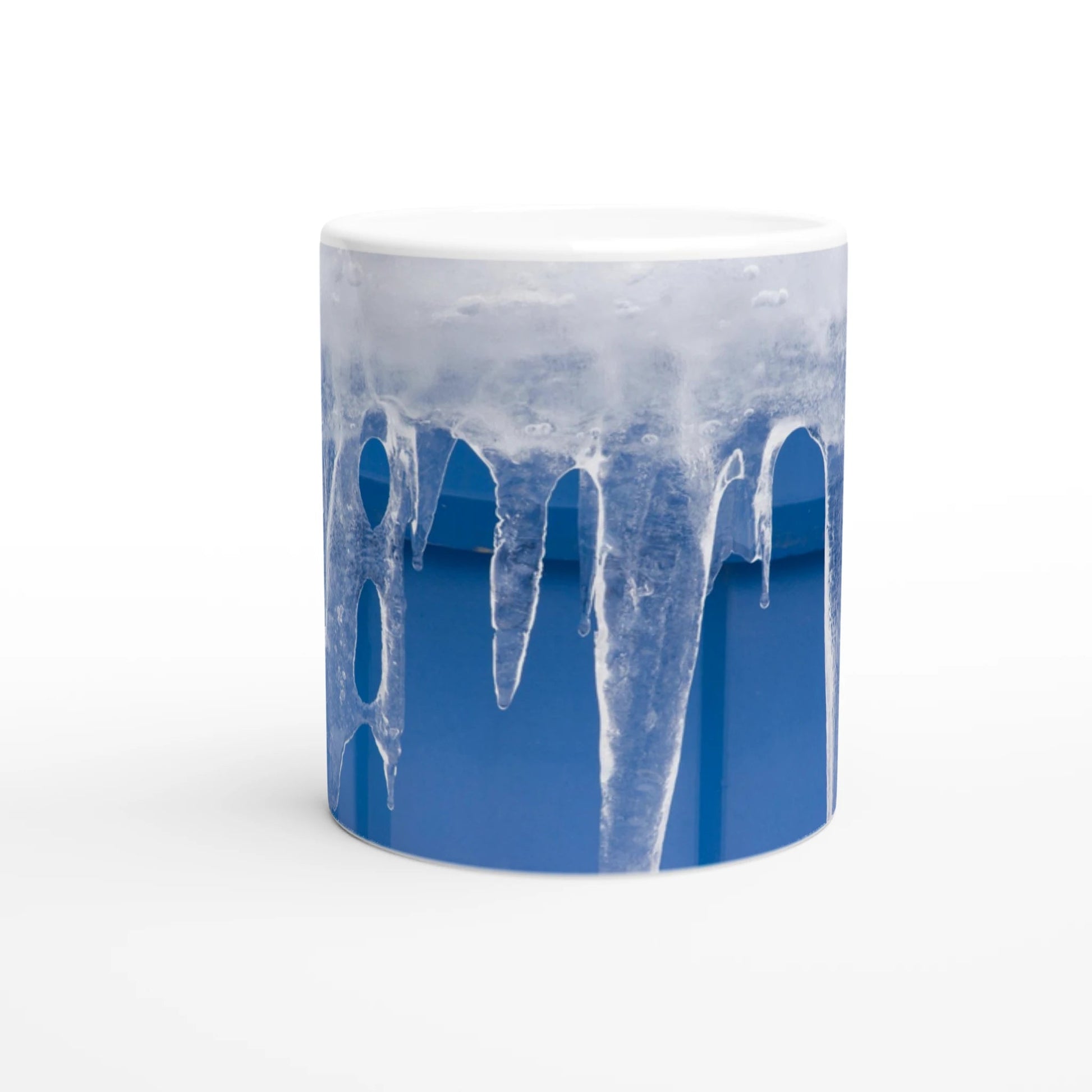 Icicle Design Ceramic Mug – Glossy 11oz Hot Beverage Cup - Dave Pattinson Photography Online Shop