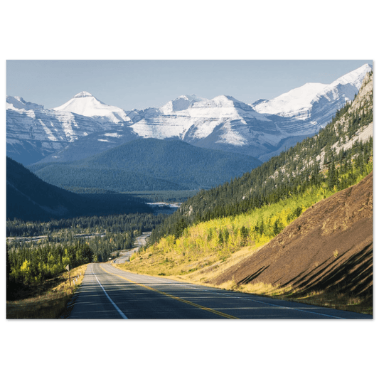 Kananaskis poster featuring Alberta scenic mountain landscape