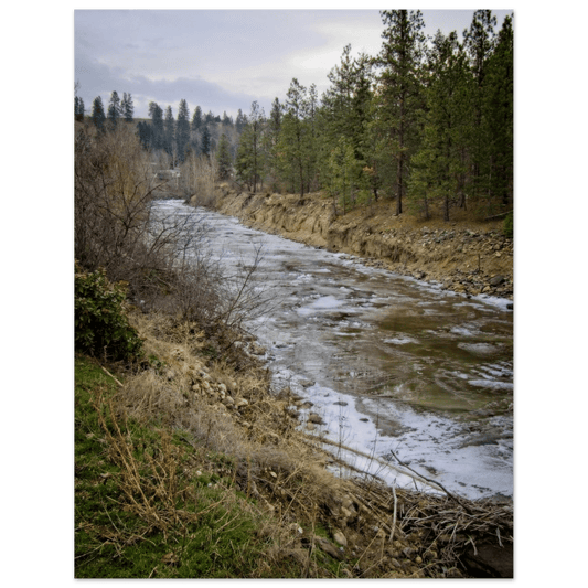 Kelowna BC landscape poster printed on premium matte paper featuring scenic Canadian nature
