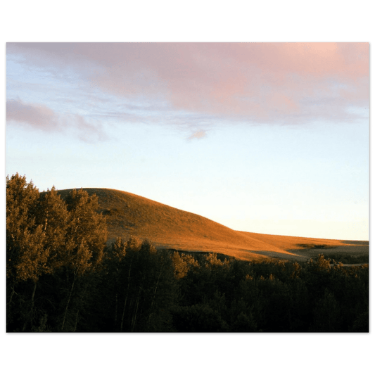 Sunset Cluny Alberta Poster - Premium Matte Art Print - Dave Pattinson Photography Online Shop